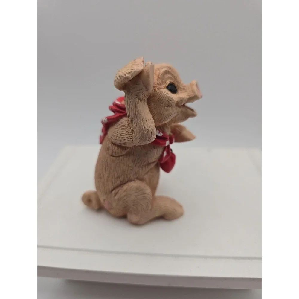 !VINTAGE 1994 - ENESCO - SWEETHEART PIG‎ FIGURINE